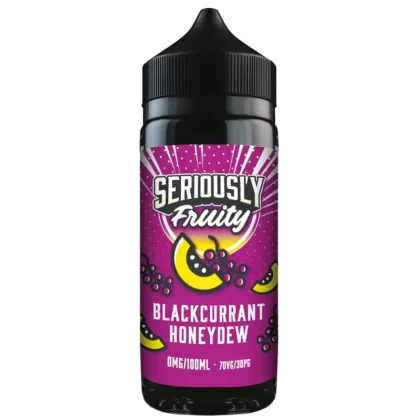 Blackcurrant Honeydew Shortfill E-Liquid Seriously Fruity Series by Doozy Vape Co (100ml) - 0mg
