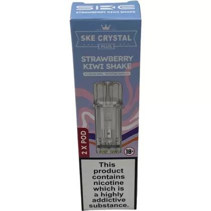 Crystal Plus Pods Strawberry Kiwi Shake Replaceable Pre-Filled 20mg (10pk)