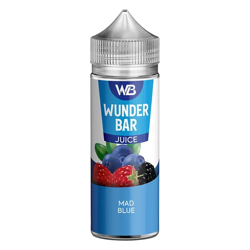 Wunder Bar Mad Blue 100ml Shortfill E-Liquid - Ecigpremium