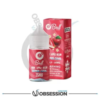 8 Ball Boom Apple Melon Super Cool Salt E liquid 30ml