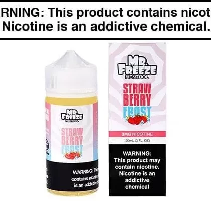 STRAWBERRY FROST BY MR. FREEZE 100ML - Vapejuice