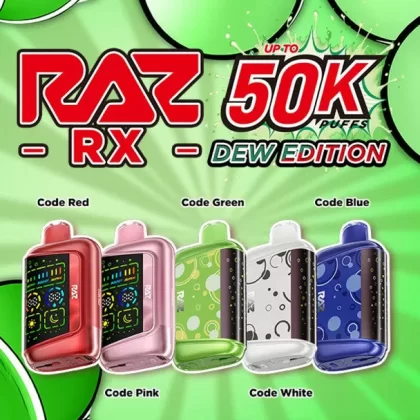RAZ RX50K - Code Blue (Dew Edition) - Skullvaping