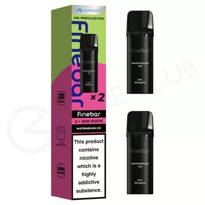 Watermelon Ice Hayati Finebar Prefilled Pods