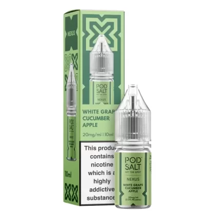 White Grape Cucumber Apple – Pod Salt Nicotine Salt E Liquid – 10ml – TPD - Vapestorm Co