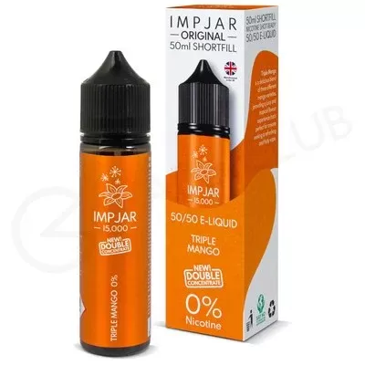 Triple Mango Shortfill E-Liquid by Imp Jar 50ml