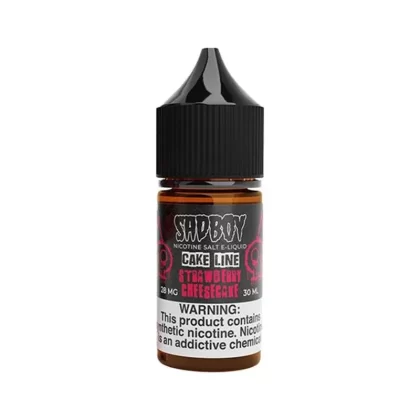 Sadboy – Strawberry Cheesecake – Salt Nic – 30mL - Nicotine (mg)#48mg