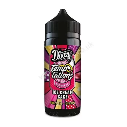 Doozy Temptations Ice Cream Cake E-Liquid Shortfill - Vapestreams Co