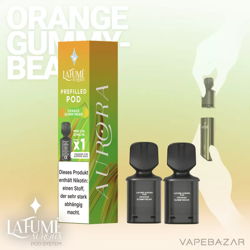 La Fume Aurora Podsystem – Orange Gummybear 2er Pack - Image 2