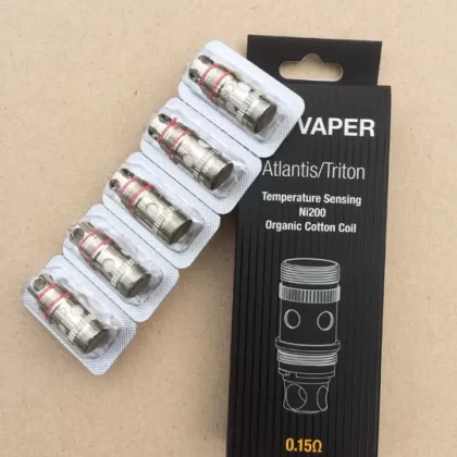 Aspire Atlantis Triton Ni-200 0.15ohm Atomizer Coils - Vape Store