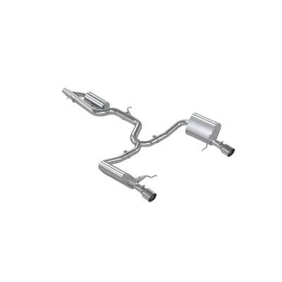 MBRP Armor Pro Series MK7 Golf SportWagen/Alltrack 3″ Cat Back Exhaust Dual Rear Exit, Tour Profile