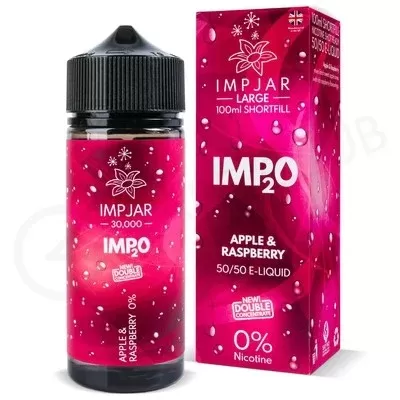 Apple & Raspberry Shortfill E-Liquid by Imp2O 100ml