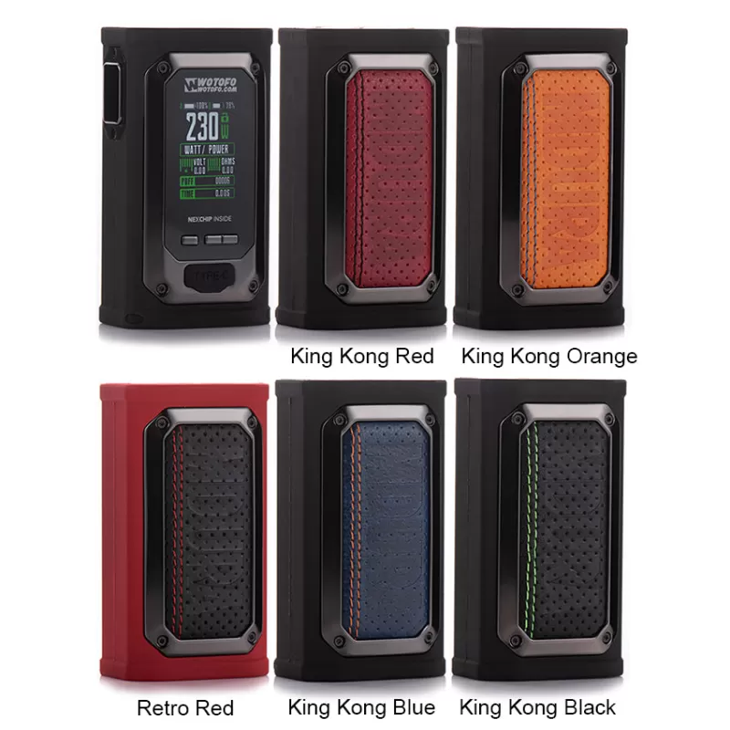 Wotofo MDura Pro Box Mod 230W - King Kong Blue - Image 2