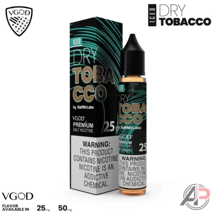 Vgod Iced Dry Tobacco Salt Nicotine 30mL