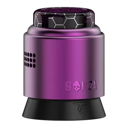Bonza Pro RDA By Thundercloud X Vaping Bogan - Colour#Gunmetal>Black>Purple>Stainless