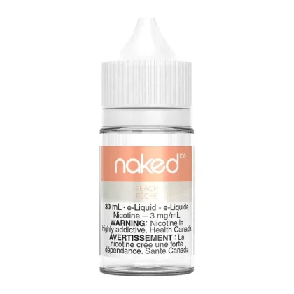Naked100 Freebase E-Liquid – Peach 30ml - Nicotine Strength#3mg/ml>6mg/ml