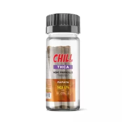 Papaya Mini Pre-Rolls – THCA – 5pcs – Chill Plus - Vape Store