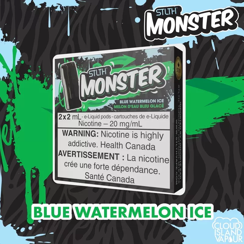 STLTH Monster Pod Pack – Blue Watermelon Ice