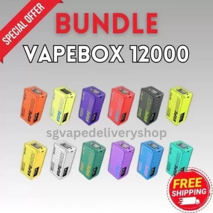 Vapebox 12000 Puffs Bundle