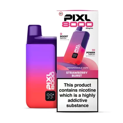 Pixl 8000 Prefilled Pod Kit Strawberry Burst - Ecigpremium