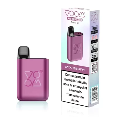 Voom Pod Mod Starter Kit – Mix Berry Ink. – Pod System