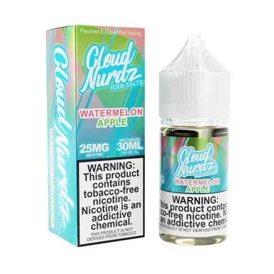 Watermelon Apple Iced Cloud Nurdz TFN Salts 30mL
