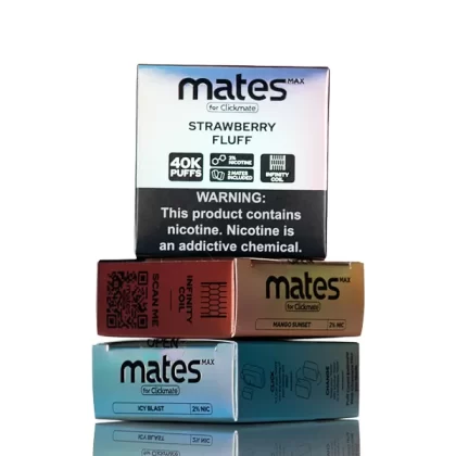 7 Daze Clickmate Mates Max Recharge 2% Nic - Blue Razz