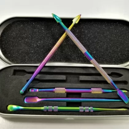 Dab Tool Accessory Kit - Color#rainbow>steel (E777D4)