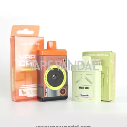 VAPE CAM DISPOSABLE VAPE POD 12,000 PUFFS (Starter Kit) - Blueberry Jam, Coconut Ice Cream