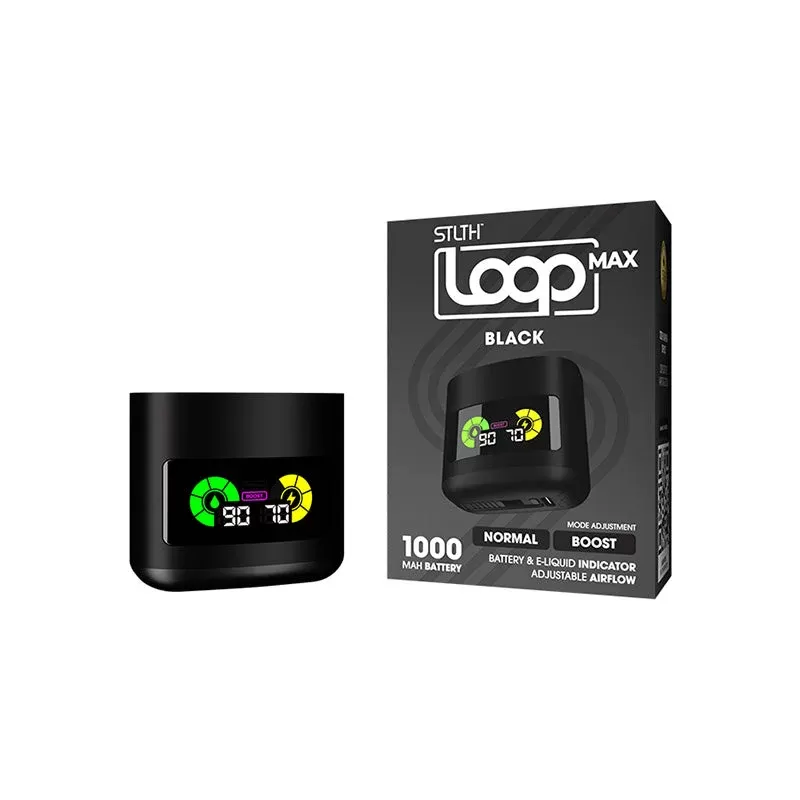 STLTH Loop Max Device - Color#Black>Blue>Green>Gold>Peach