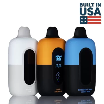 Fifty Bar V2 20K 20,000 Puffs Disposable Vape - 16ML - Raspberry Jam