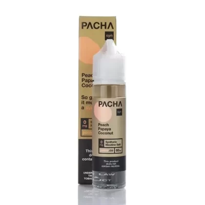 Peach Papaya Coconut Cream by PACHAMAMA 60ml - Vape Product, Vape Product (664B39)