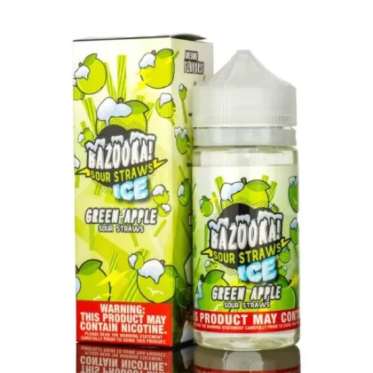 Bazooka ICE – Green Apple 100ml (3 , 6 mg) - Vapebazaar Pk