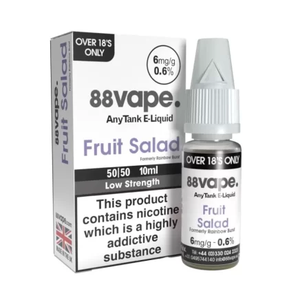 Fruit Salad (Rainbow Burst) E-Liquid Anytank Series by 88vape (10ml) - 6mg