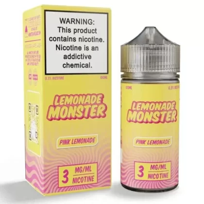 Pink Lemonade E-Liquid by Lemonade Monster - Size#100ml~Nicotine#3MG>6MG