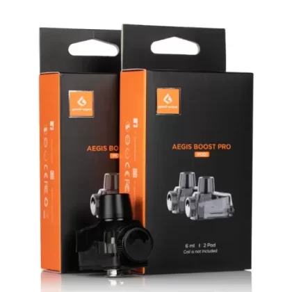 Geekvape Aegis Boost Pro Pod - 1 Pod w/ 2 x P Coils (0.2Ω & 0.4Ω Coils), 2-Pack Empty Pods (No Coil)
