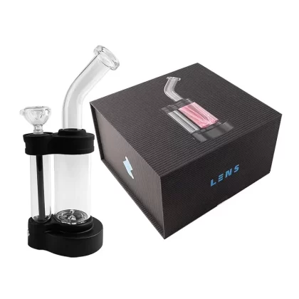 Black Plasma Glass Bong Set Water Pipe Smoking Set ( Worldwide)