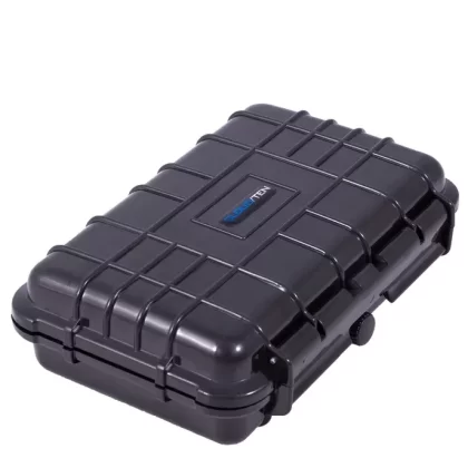 CLOUD/TEN 7.4″ Smell Proof Hard Travel Case with Customizable Foam – Fits Accessories up to 6.3″ x 3.75″ x 1.25″