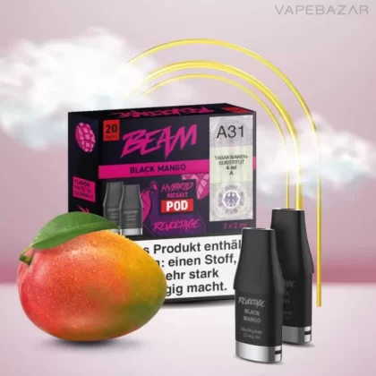 Revoltage Beam – Black Mango – Prefilled Liquid Pod – 2er Pack - Vapebazar