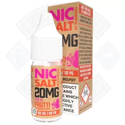 Nic Salt – Tutti Frutti 10ml By Flawless - Strength#20mg