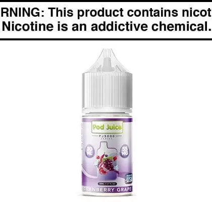 CRANBERRY GRAPE BY POD JUICE SALT PJ5000 SERIES 30ML - Vapejuice