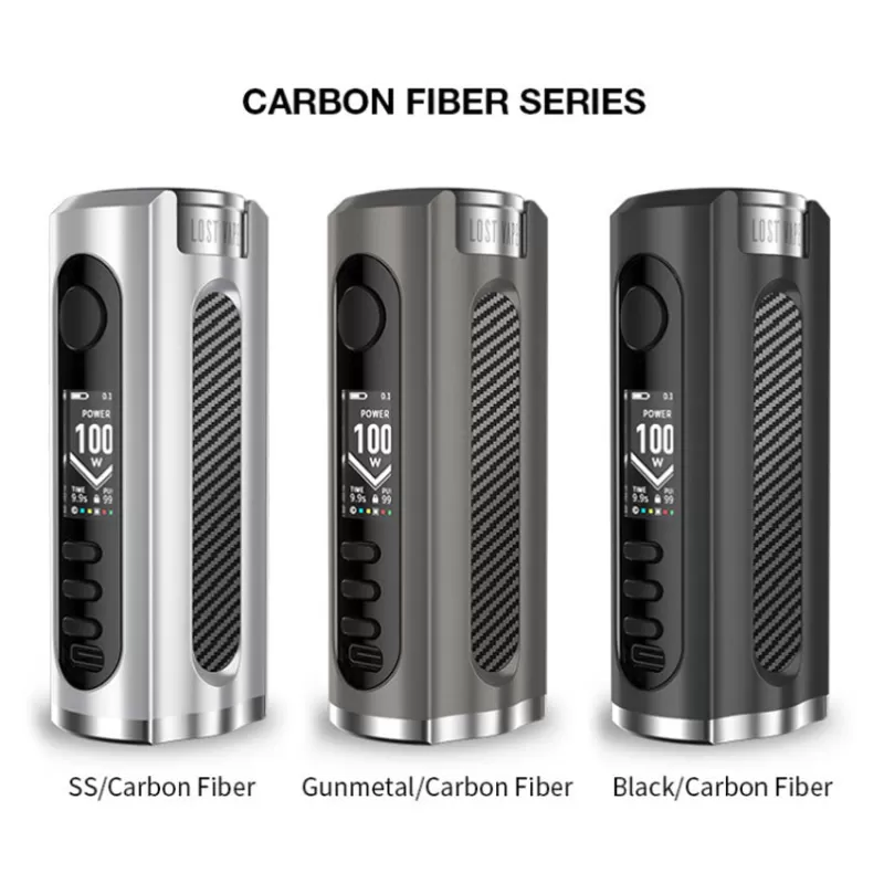 Lost Vape Grus Box Mod 100W - SS / Jungle - Image 2