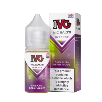 IVG Nic Salt Intense – Aloe Chill Berry Grape 30ml (35/55 Mg) - Vapebar Pk