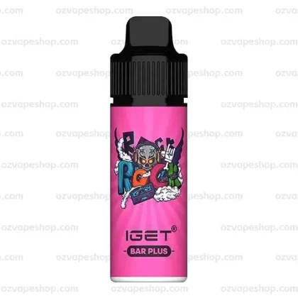 Iget Bar Plus KIT Strawberry Watermelon Ice - Banana Ice, Blueberry raspberry bubble gum