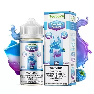 Pod Juice TFN Series 100mL – Blue Razz Slushy