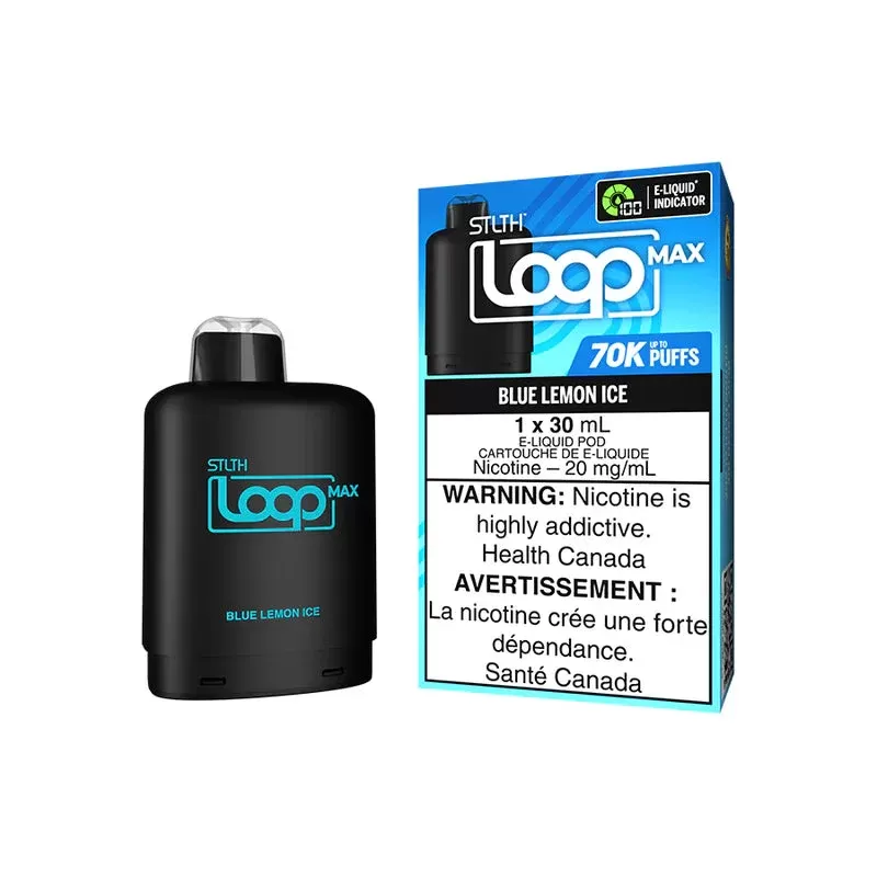 STLTH LOOP MAX POD PACK – BLUE LEMON ICE