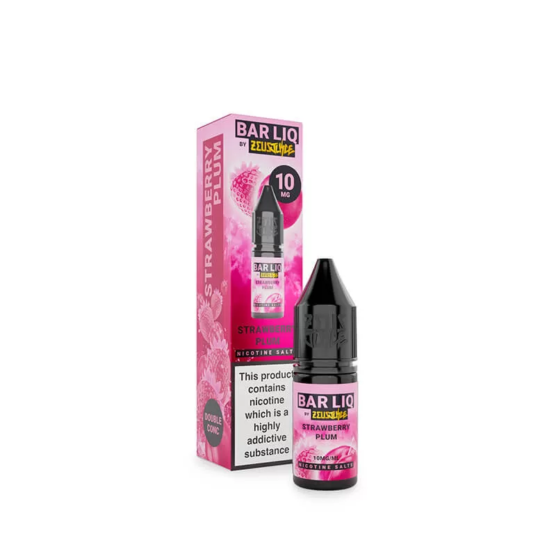 Zeus Juice Bar Liq Strawberry Plum Nic Salt E-Liquid 10ml - Image 2