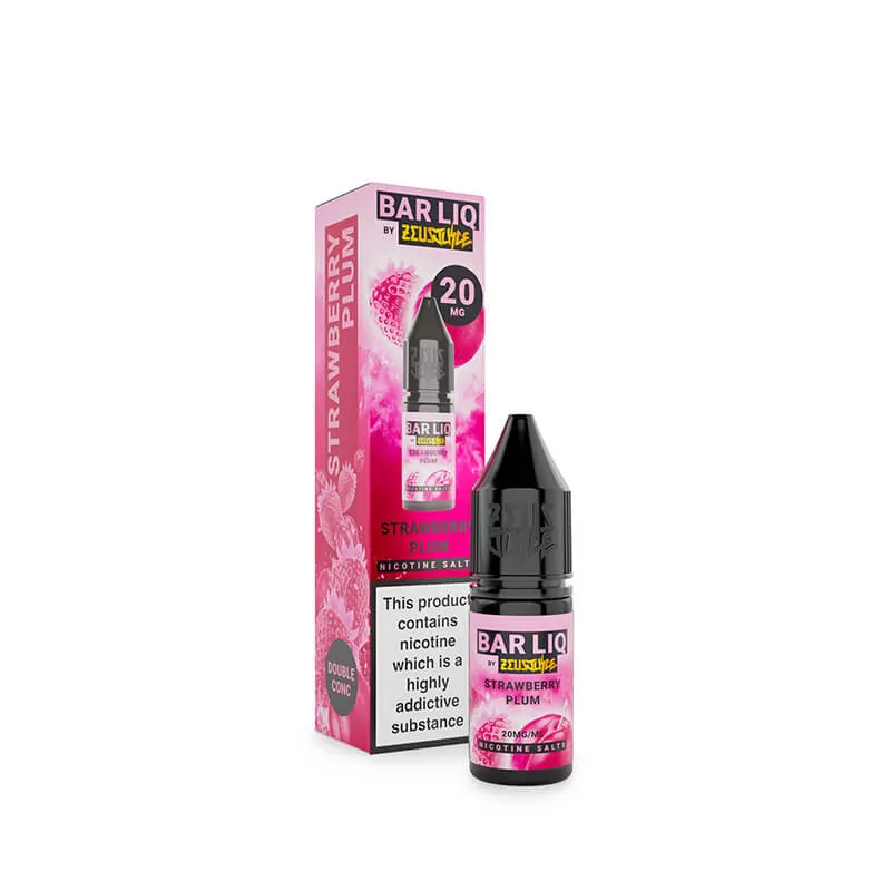 Zeus Juice Bar Liq Strawberry Plum Nic Salt E-Liquid 10ml - Image 3