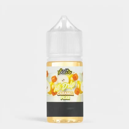Hi-Drip Salts – Caramel Pear 30mL Salt Nicotine Vape Juice - Vape Product, Vape Product