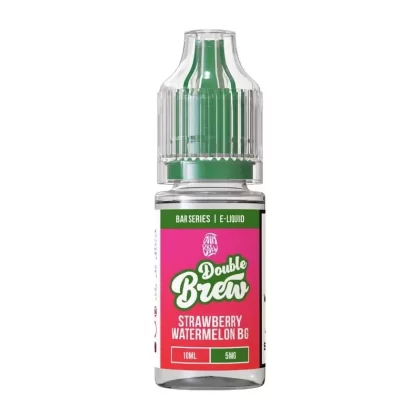 Strawberry Watermelon Bubblegum Nic Salt e-Liquid By Double Brew - Strength#5mg>10mg>20mg