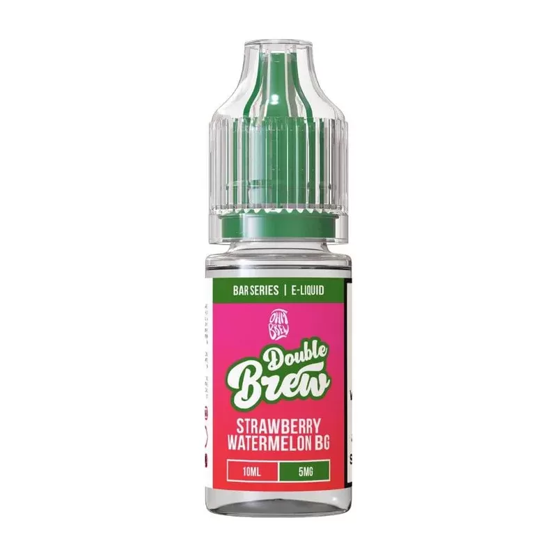 Strawberry Watermelon Bubblegum Nic Salt e-Liquid By Double Brew - Strength#5mg>10mg>20mg